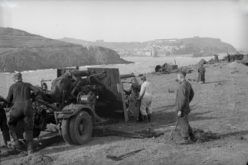 Südfrankreich, Flak-Stellung an Küste Bild 101I-258-1324-10